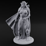 Cape Swishing Elf Ranger B Miniature for Dungeons and Dragons, Pathfinder or other TTRPGs