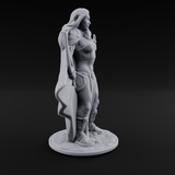 Cape Swishing Elf Ranger C Miniature for Dungeons and Dragons, Pathfinder or other TTRPGs
