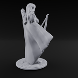 Cape Swishing Elf Ranger C Miniature for Dungeons and Dragons, Pathfinder or other TTRPGs