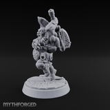 Fist Clenching Fury Dwarf Berserker Miniature for Dungeons and Dragons, Pathfinder or other TTRPGs