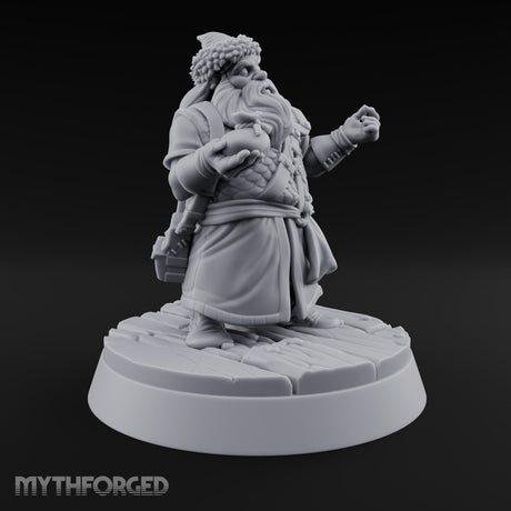 Counts Coins, Not Compliments Dwarf Customer
