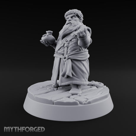 Counts Coins, Not Compliments Dwarf Customer