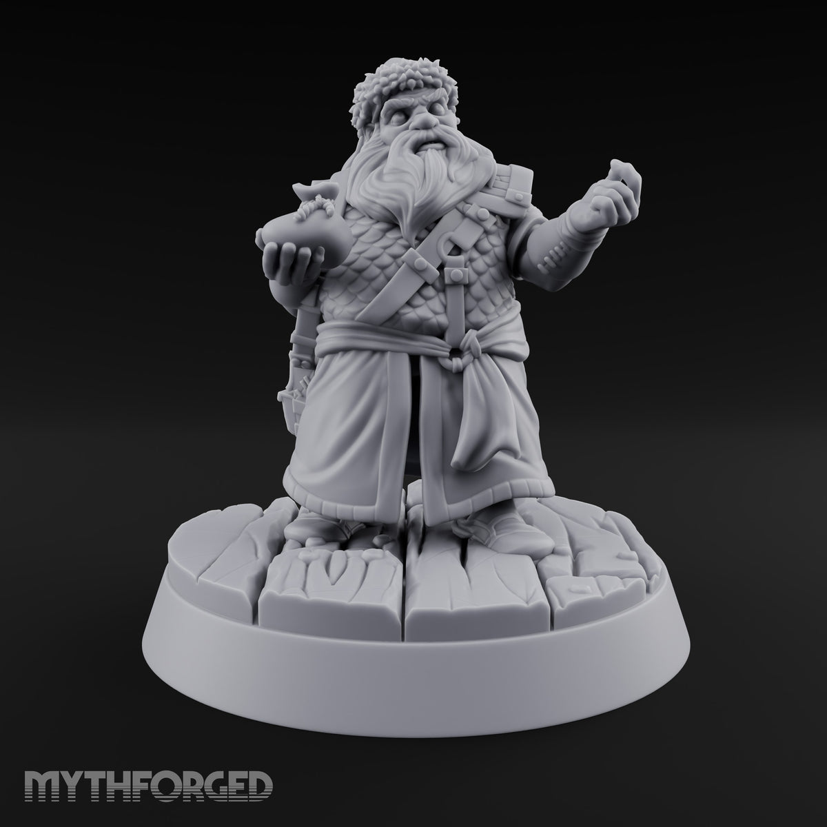 Counts Coins, Not Compliments Dwarf Customer