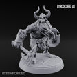 Frostbound Horde Draugr Warrior A Miniature for Dungeons and Dragons, Pathfinder or other TTRPGs