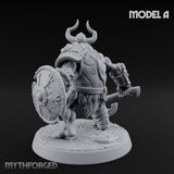 Frostbound Horde Draugr Warrior A Miniature for Dungeons and Dragons, Pathfinder or other TTRPGs