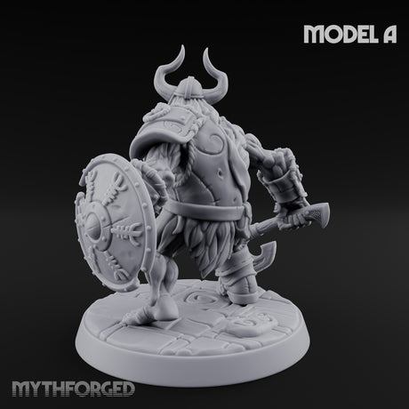 Frostbound Horde Draugr Warrior A Miniature for Dungeons and Dragons, Pathfinder or other TTRPGs