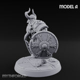 Frostbound Horde Draugr Warrior A Miniature for Dungeons and Dragons, Pathfinder or other TTRPGs