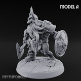 Frostbound Horde Draugr Warrior A Miniature for Dungeons and Dragons, Pathfinder or other TTRPGs
