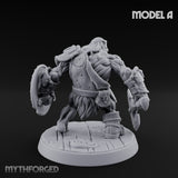 Frostbound Horde Draugr Warrior A Miniature for Dungeons and Dragons, Pathfinder or other TTRPGs