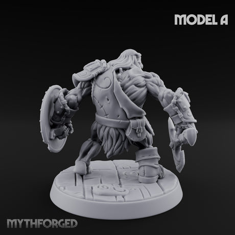 Frostbound Horde Draugr Warrior A Miniature for Dungeons and Dragons, Pathfinder or other TTRPGs