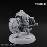 Frostbound Horde Draugr Warrior A Miniature for Dungeons and Dragons, Pathfinder or other TTRPGs