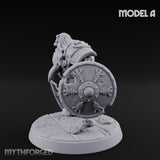 Frostbound Horde Draugr Warrior A Miniature for Dungeons and Dragons, Pathfinder or other TTRPGs