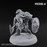 Frostbound Horde Draugr Warrior A Miniature for Dungeons and Dragons, Pathfinder or other TTRPGs
