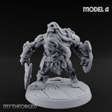 Frostbound Horde Draugr Warrior A Miniature for Dungeons and Dragons, Pathfinder or other TTRPGs
