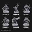 Frostbound Horde Dwarf Draugr Warriors Miniature for Dungeons and Dragons, Pathfinder or other TTRPGs