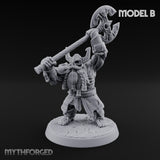 Frostbound Horde Draugr Warrior B Miniature for Dungeons and Dragons, Pathfinder or other TTRPGs