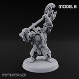 Frostbound Horde Draugr Warrior B Miniature for Dungeons and Dragons, Pathfinder or other TTRPGs