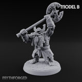 Frostbound Horde Draugr Warrior B Miniature for Dungeons and Dragons, Pathfinder or other TTRPGs
