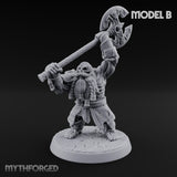 Frostbound Horde Draugr Warrior B Miniature for Dungeons and Dragons, Pathfinder or other TTRPGs
