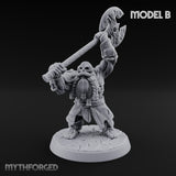 Frostbound Horde Draugr Warrior B Miniature for Dungeons and Dragons, Pathfinder or other TTRPGs