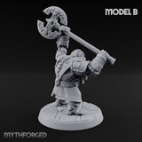 Frostbound Horde Draugr Warrior B Miniature for Dungeons and Dragons, Pathfinder or other TTRPGs