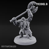 Frostbound Horde Draugr Warrior B Miniature for Dungeons and Dragons, Pathfinder or other TTRPGs