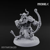 Frostbound Horde Draugr Warrior C Miniature for Dungeons and Dragons, Pathfinder or other TTRPGs