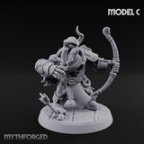 Frostbound Horde Draugr Warrior C Miniature for Dungeons and Dragons, Pathfinder or other TTRPGs