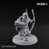 Frostbound Horde Draugr Warrior C Miniature for Dungeons and Dragons, Pathfinder or other TTRPGs
