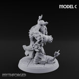 Frostbound Horde Draugr Warrior C Miniature for Dungeons and Dragons, Pathfinder or other TTRPGs