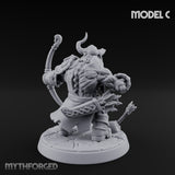 Frostbound Horde Draugr Warrior C Miniature for Dungeons and Dragons, Pathfinder or other TTRPGs
