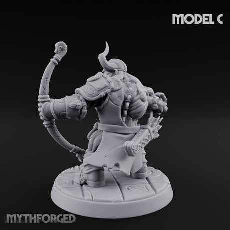 Frostbound Horde Draugr Warrior C Miniature for Dungeons and Dragons, Pathfinder or other TTRPGs