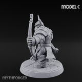 Frostbound Horde Draugr Warrior C Miniature for Dungeons and Dragons, Pathfinder or other TTRPGs