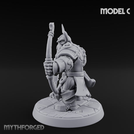 Frostbound Horde Draugr Warrior C Miniature for Dungeons and Dragons, Pathfinder or other TTRPGs