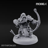 Frostbound Horde Draugr Warrior C Miniature for Dungeons and Dragons, Pathfinder or other TTRPGs