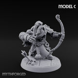 Frostbound Horde Draugr Warrior C Miniature for Dungeons and Dragons, Pathfinder or other TTRPGs