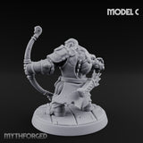 Frostbound Horde Draugr Warrior C Miniature for Dungeons and Dragons, Pathfinder or other TTRPGs