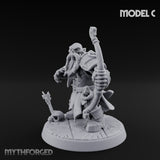Frostbound Horde Draugr Warrior C Miniature for Dungeons and Dragons, Pathfinder or other TTRPGs