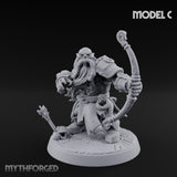 Frostbound Horde Draugr Warrior C Miniature for Dungeons and Dragons, Pathfinder or other TTRPGs