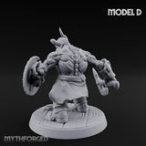 Frostbound Horde Draugr Warrior D Miniature for Dungeons and Dragons, Pathfinder or other TTRPGs