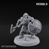 Frostbound Horde Draugr Warrior D Miniature for Dungeons and Dragons, Pathfinder or other TTRPGs
