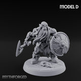 Frostbound Horde Draugr Warrior D Miniature for Dungeons and Dragons, Pathfinder or other TTRPGs