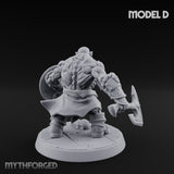 Frostbound Horde Draugr Warrior D Miniature for Dungeons and Dragons, Pathfinder or other TTRPGs