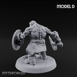 Frostbound Horde Draugr Warrior D Miniature for Dungeons and Dragons, Pathfinder or other TTRPGs