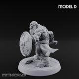 Frostbound Horde Draugr Warrior D Miniature for Dungeons and Dragons, Pathfinder or other TTRPGs