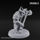 Frostbound Horde Draugr Warrior E Miniature for Dungeons and Dragons, Pathfinder or other TTRPGs