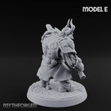Frostbound Horde Draugr Warrior E Miniature for Dungeons and Dragons, Pathfinder or other TTRPGs