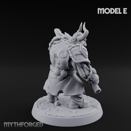 Frostbound Horde Draugr Warrior E Miniature for Dungeons and Dragons, Pathfinder or other TTRPGs