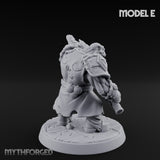 Frostbound Horde Draugr Warrior E Miniature for Dungeons and Dragons, Pathfinder or other TTRPGs