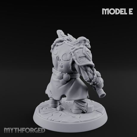 Frostbound Horde Draugr Warrior E Miniature for Dungeons and Dragons, Pathfinder or other TTRPGs